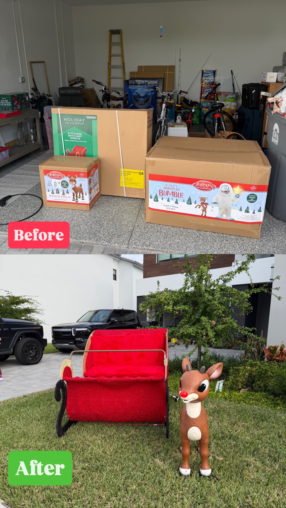 Holiday Decor Setup