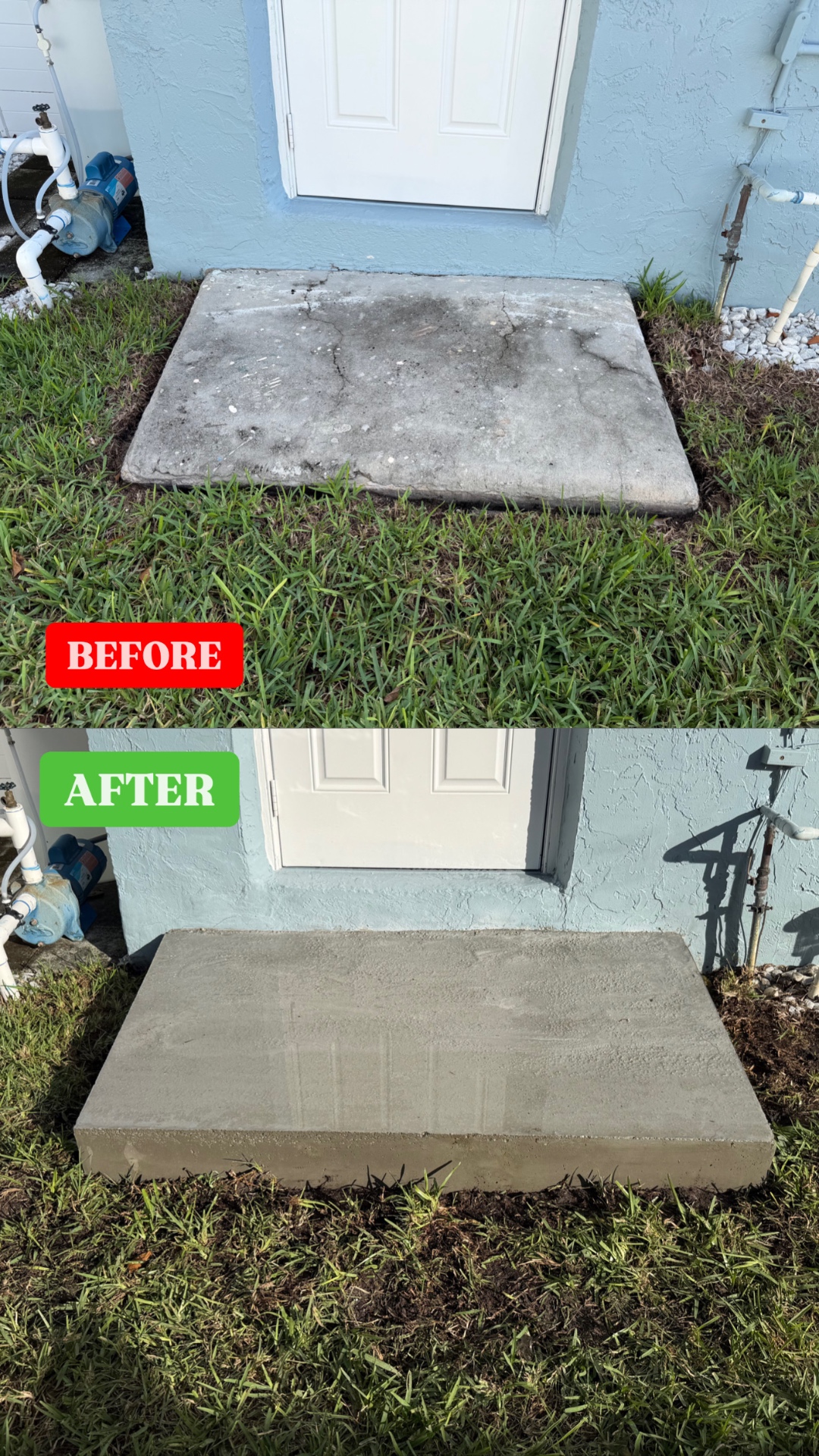 Concrete Step Replacement