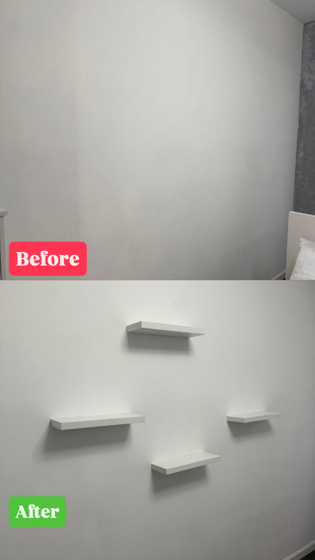 Floating Shelves Install