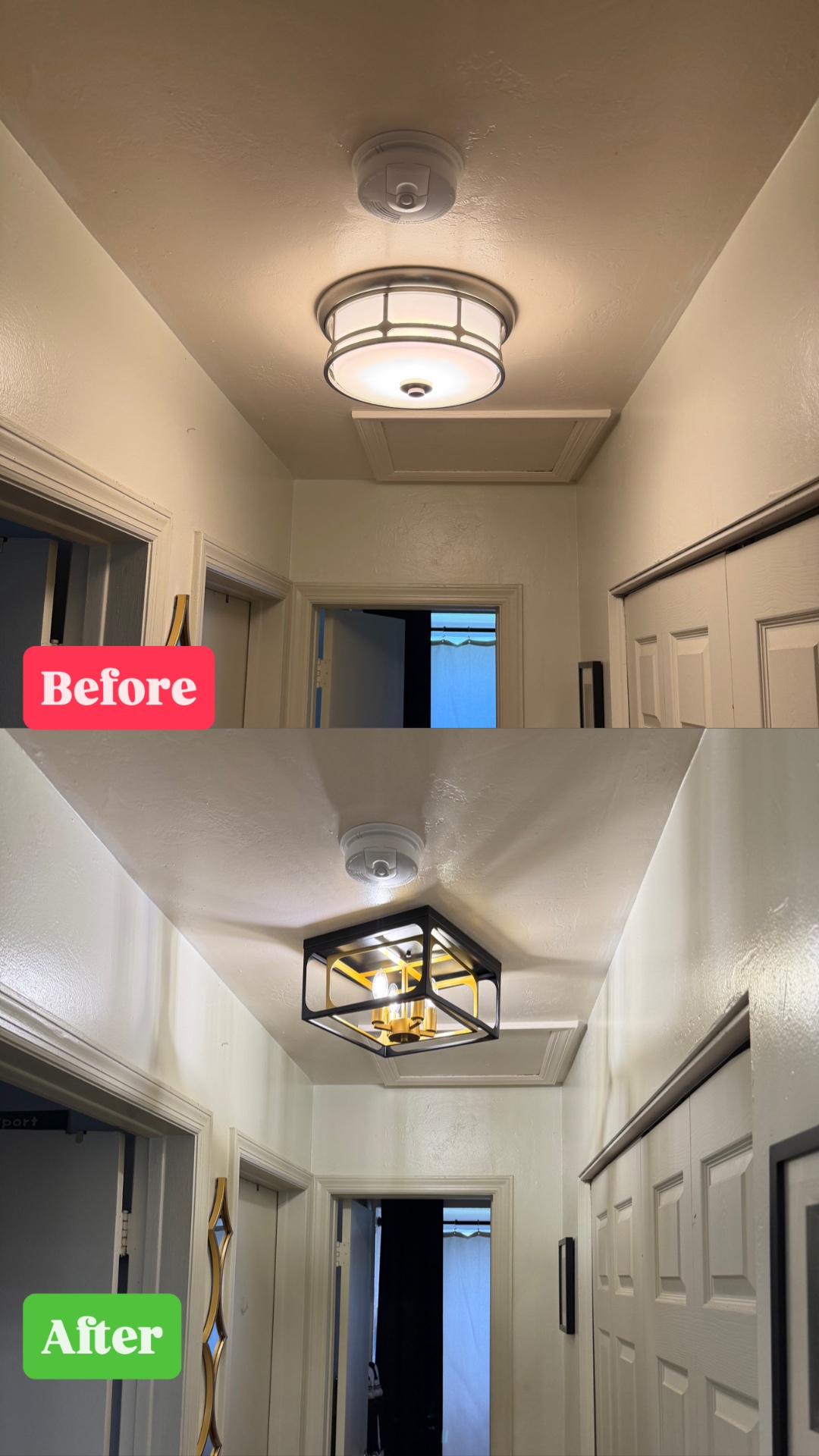 Hallway Lantern Light Install