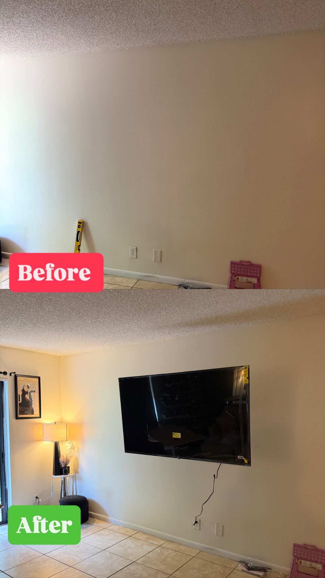 Living Room TV Mounting