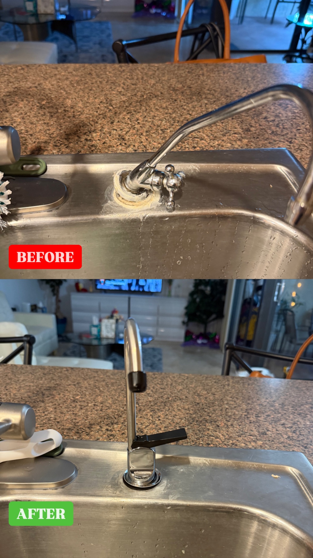 Kitchen Faucet Replacement