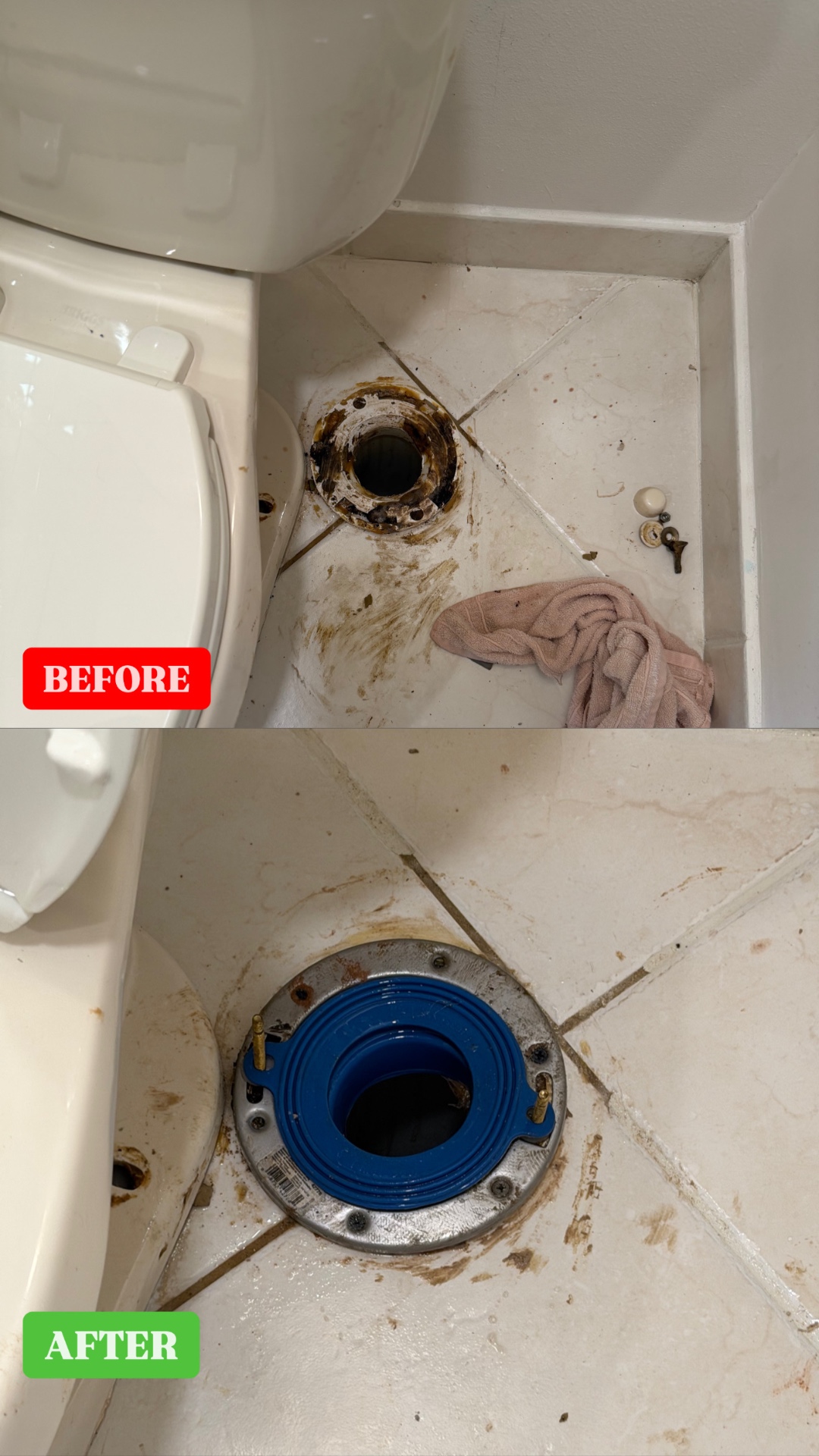 Toilet Wax Ring Replacement